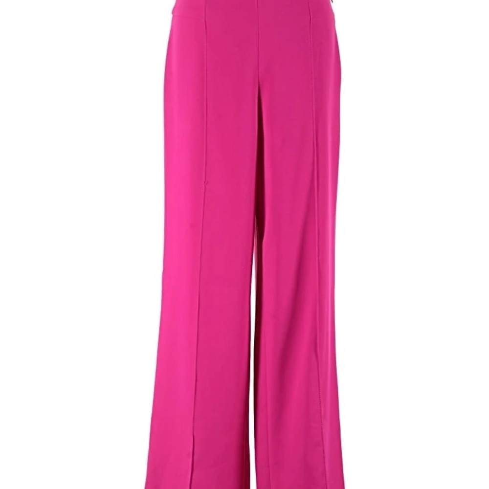 Zara Hot Pink Wide-Leg Dress Pants